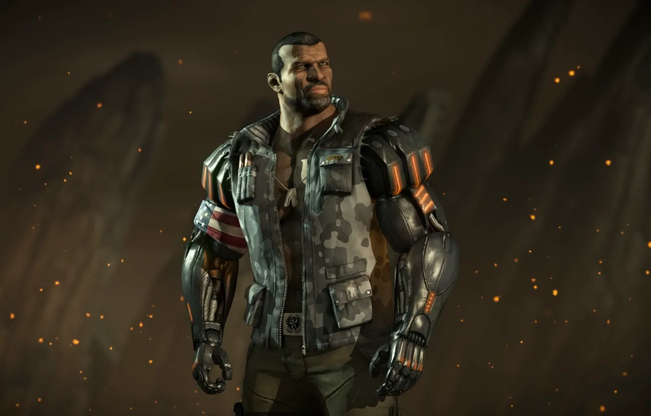 Photo wallpaper Mortal Kombat X, Mortal Kombat 10, JAX, jacks