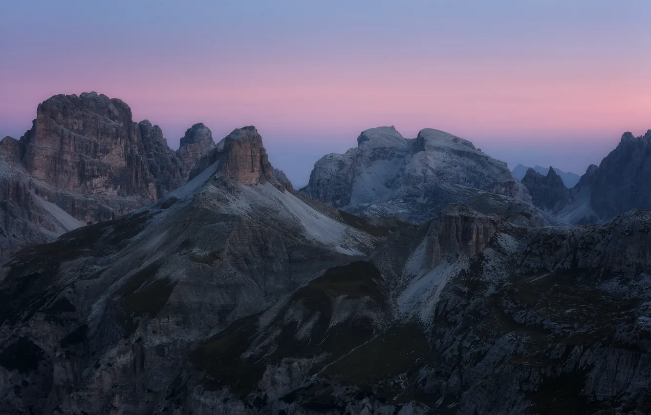 Photo wallpaper the sky, mountains, nature, rocks, The Dolomites, Dolomites