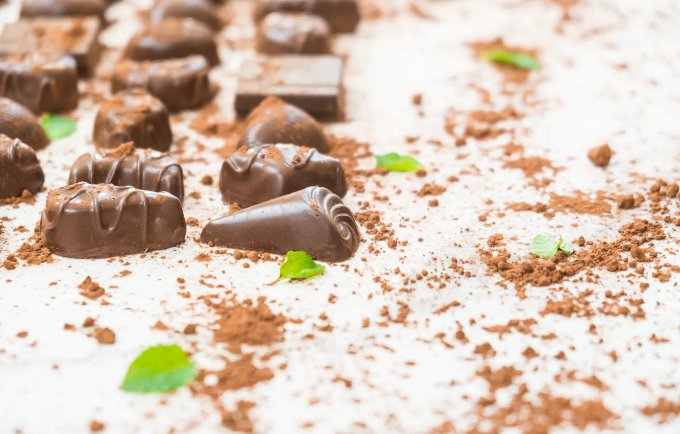 Photo wallpaper candy, sweet, chocolate, dessert, chocalate