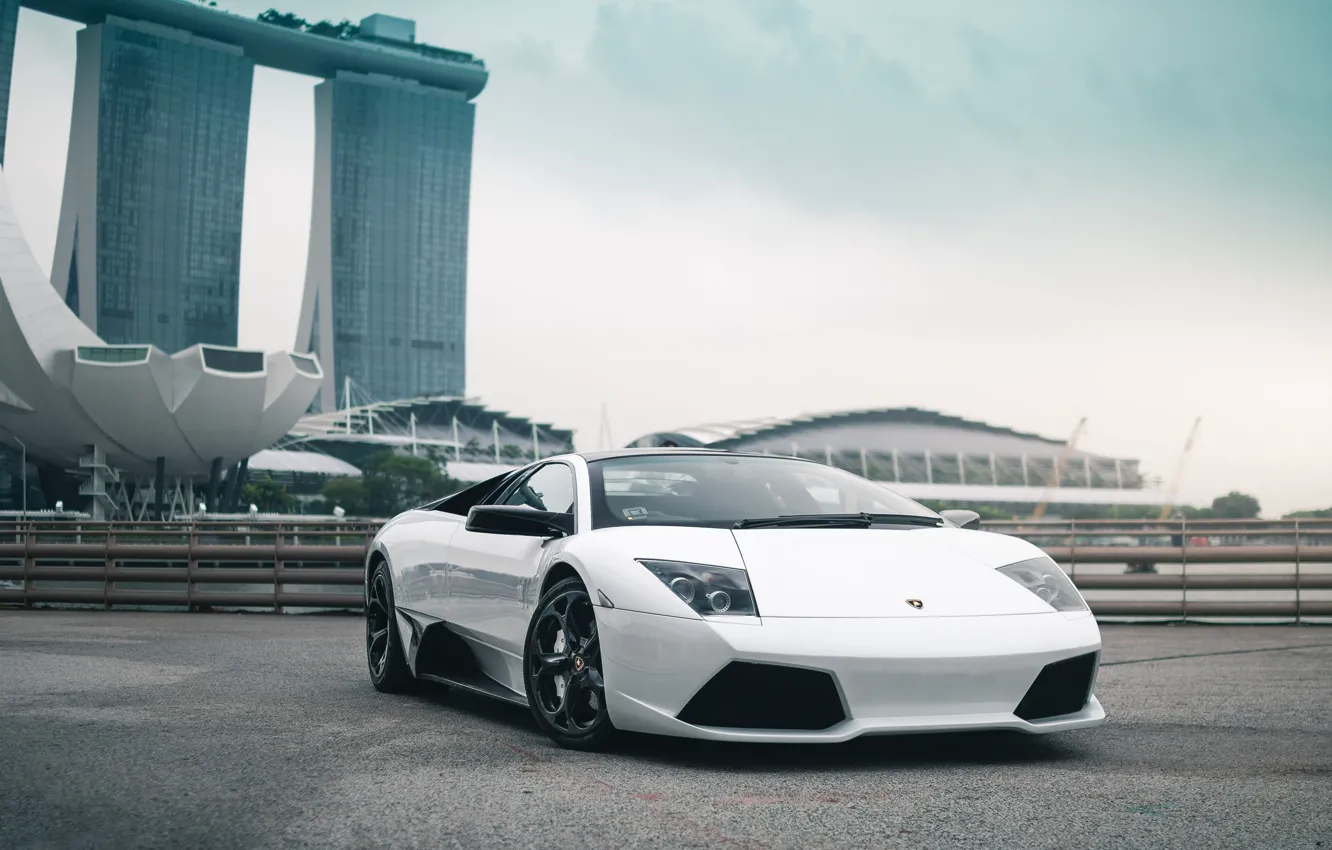 Photo wallpaper City, Murcielago, Buldings