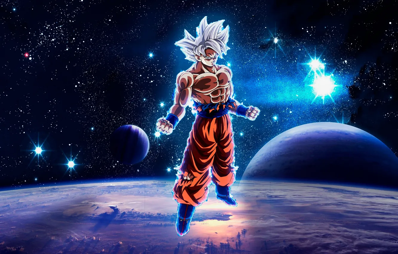 Photo wallpaper space, guy, Dragon Ball, Dragonball