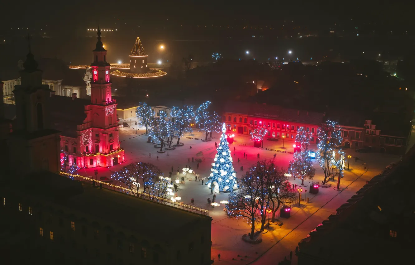 Photo wallpaper Lithuania, Kaunas, for holidays