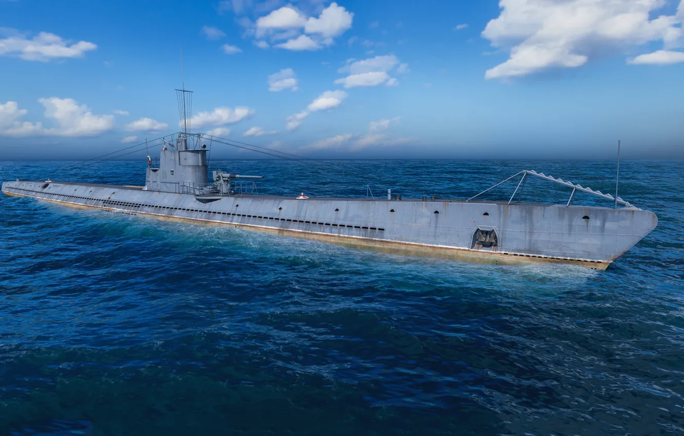 Photo wallpaper USSR, The average DPL, Type C, Submarine S-1