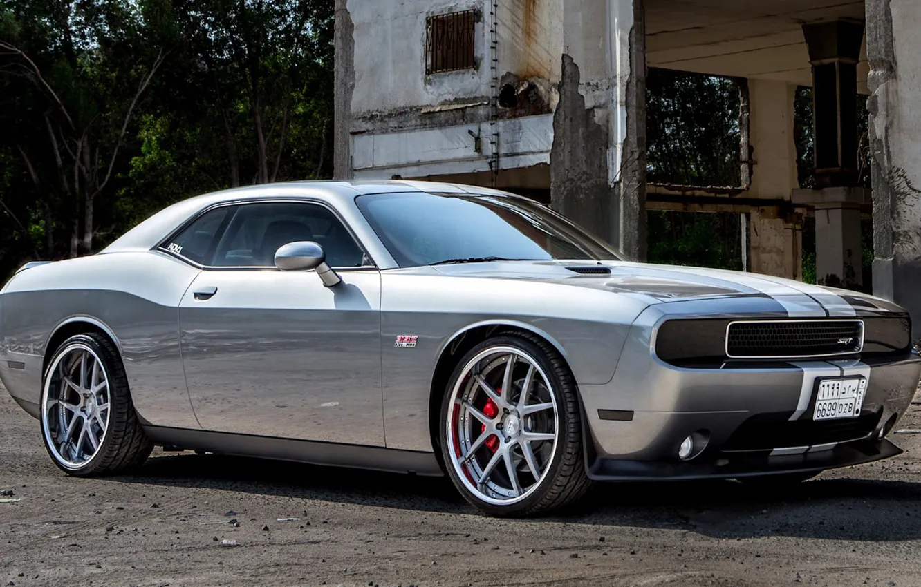 Photo wallpaper Machine, Tuning, Challenger, Dodge, Desktop, Dodge, SRT8, Challenger