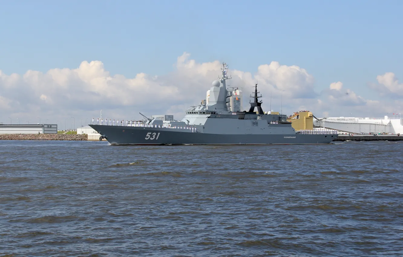 Photo wallpaper Corvette, quick-witted, patrol