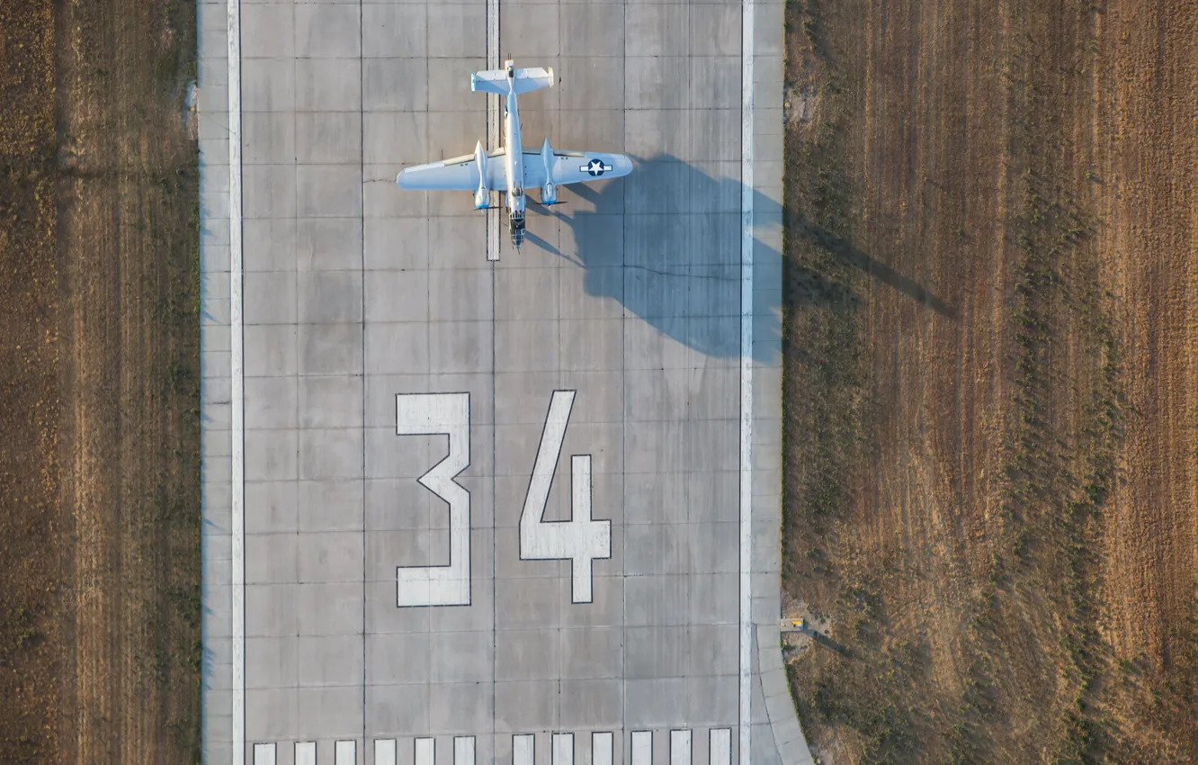 Photo wallpaper airport, the plane, airbase