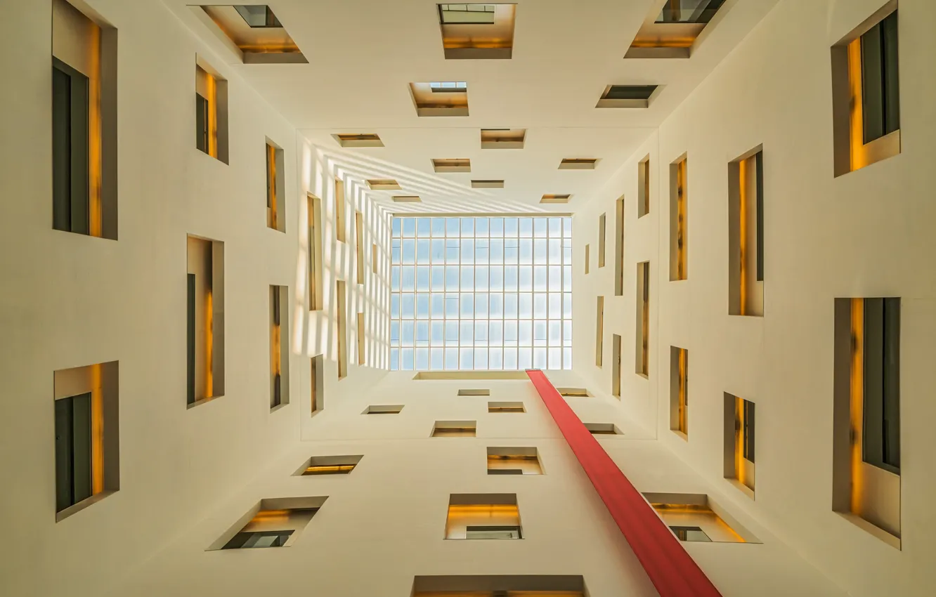 Photo wallpaper building, window, windows, building, Antoni Figueras