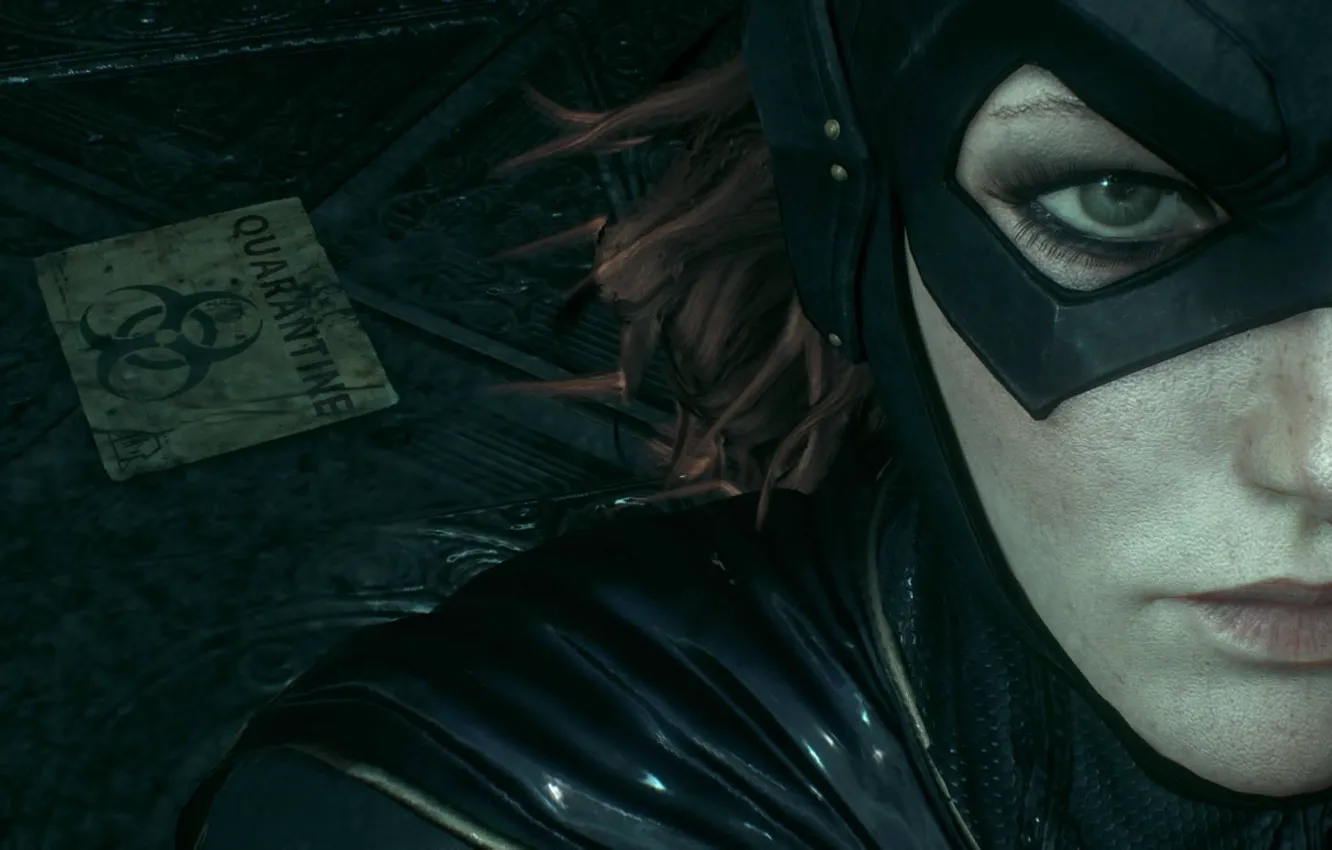 Photo wallpaper eyes, look, girl, eyelashes, plate, hair, the game, nose