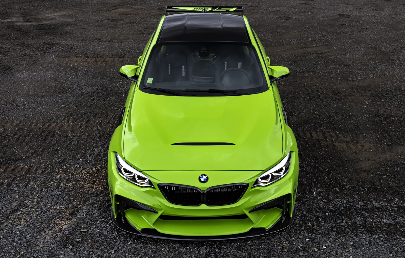 Photo wallpaper BMW, Front, Face, Sight, F87, Greem