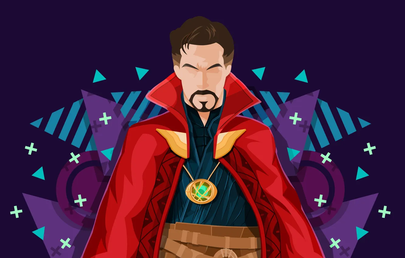 Photo wallpaper background, vector, Doctor Strange, Doctor Strange