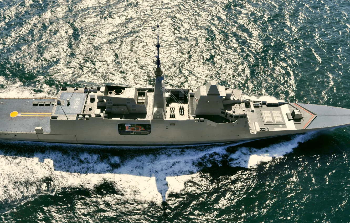 Photo wallpaper France, top, frigate, Aquitaine