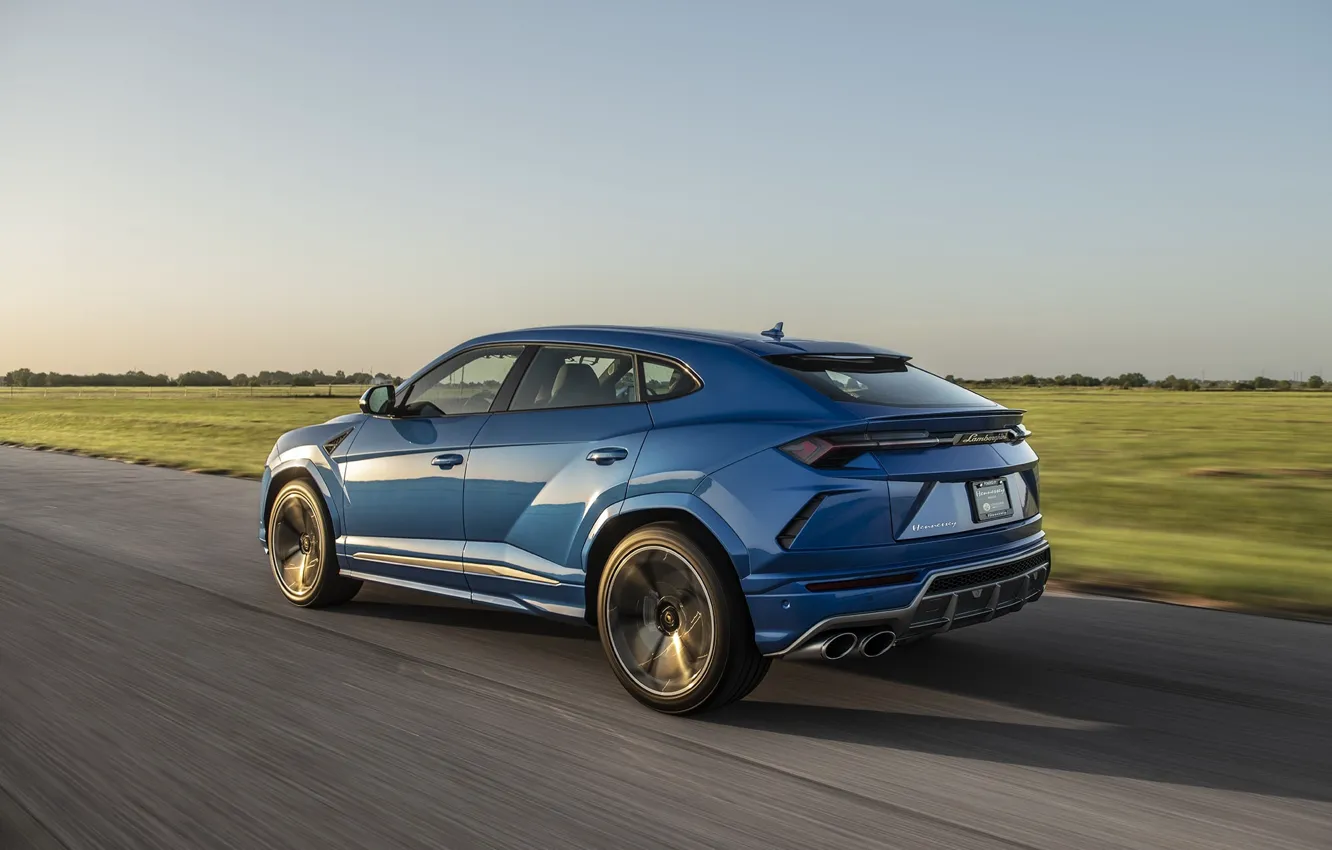 Photo wallpaper Lamborghini, speed, Urus, Hennessey Lamborghini Urus