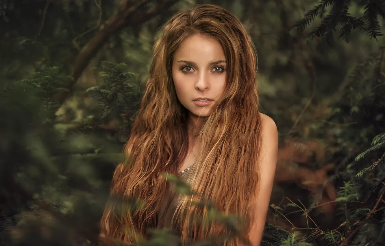 Photo wallpaper the beauty, brown-eyed, Isabella, Martin Kühn