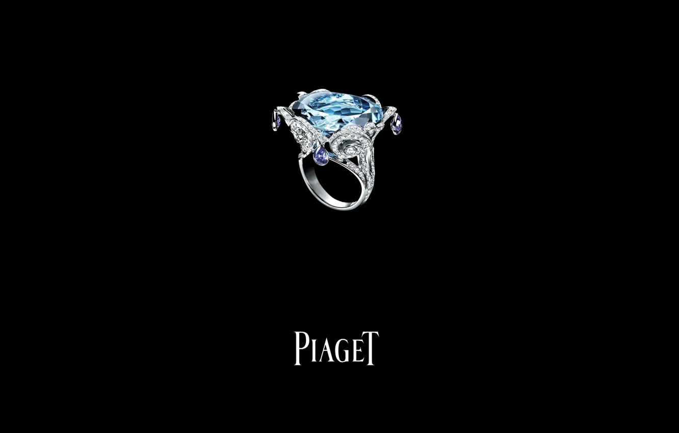 Photo wallpaper ring, decoration, diamond, amethyst, PIAGET, Topaz