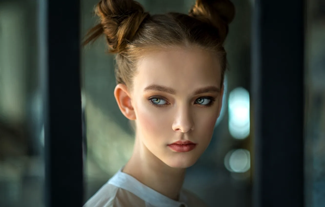 Photo wallpaper sponge, the beauty, Vika, Nesmelov, Yuri