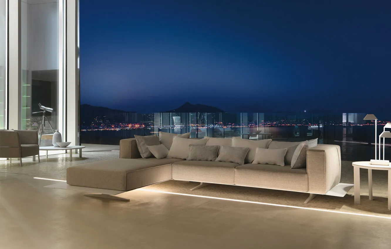 Photo wallpaper design, style, interior, sofa, living room, Suite, lounge, Sofa-L3