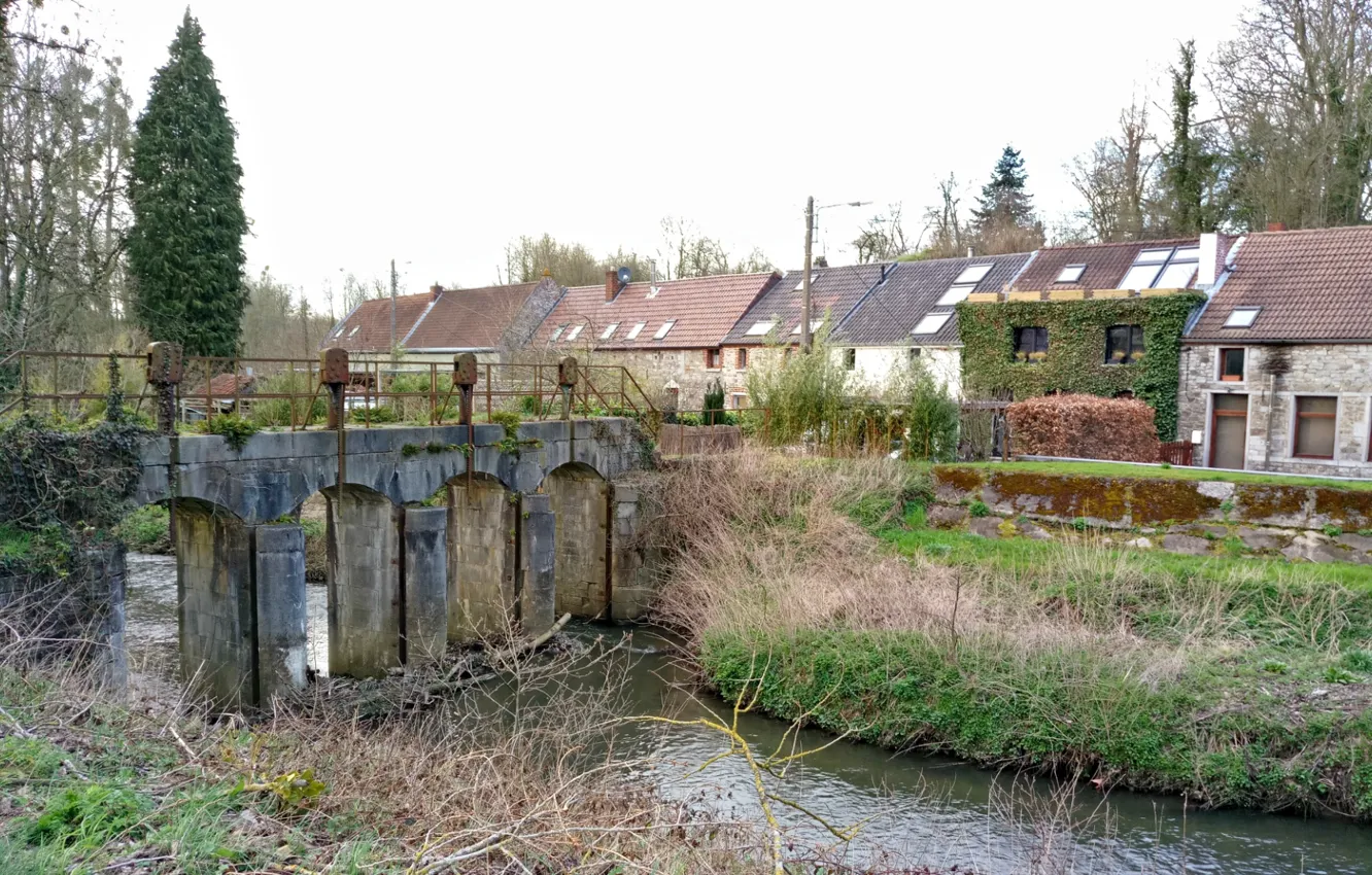 Photo wallpaper light, Halo, photography, landscape, nature, bridge, water, cloud