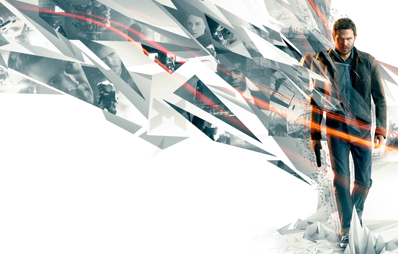 Photo wallpaper time, Microsoft, action, Xbox, Remedy, Quantum Break