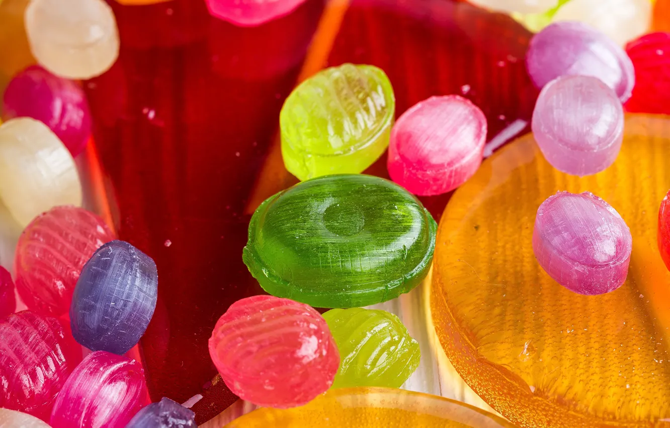 Photo wallpaper candy, lollipops, candy