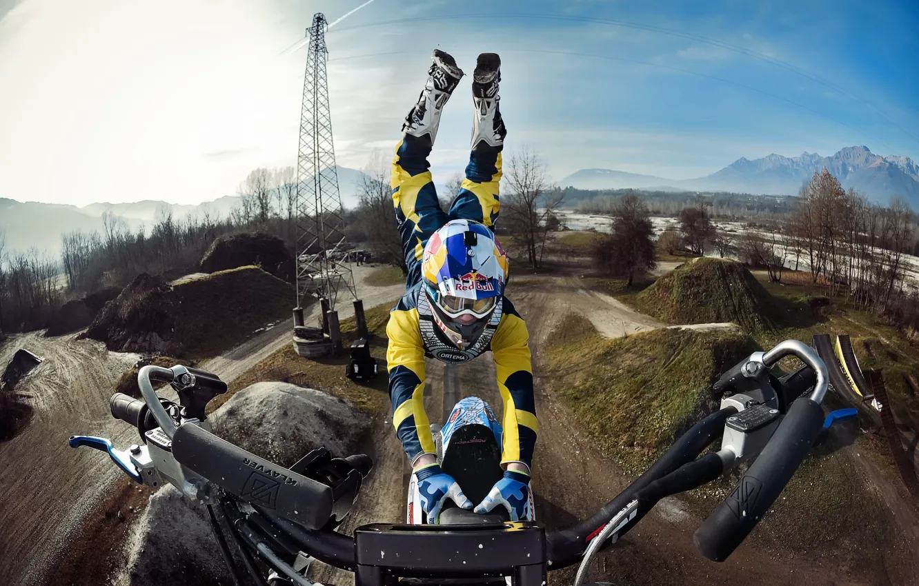 Photo wallpaper jump, sport, motocross