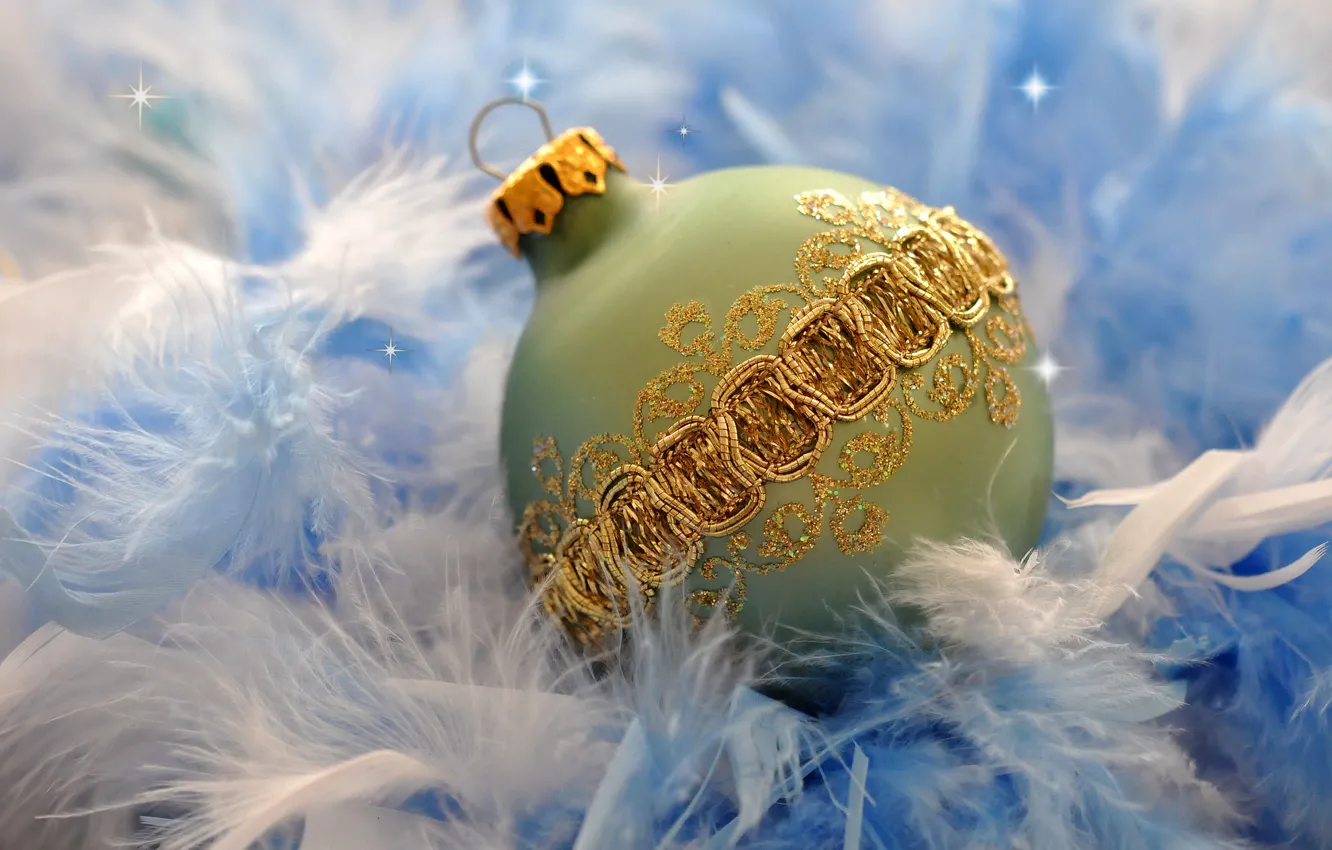 Photo wallpaper toy, new year, ball, Christmas, ball, decoration