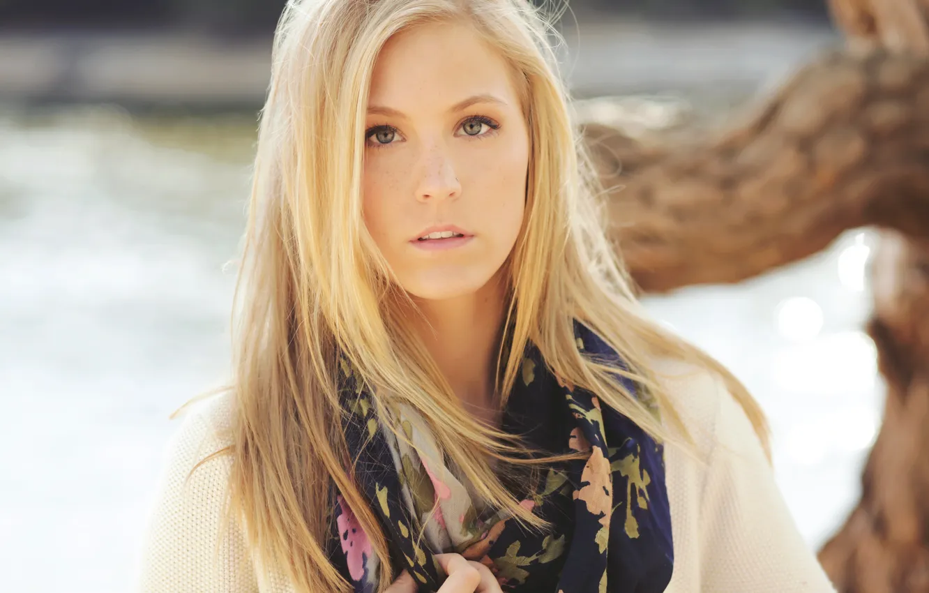 Photo wallpaper girl, model, blonde, Judith Kostroski