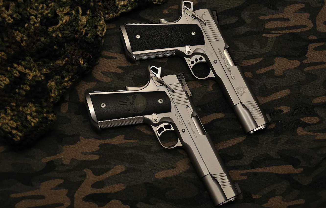 Photo wallpaper gun, 1911, Colt, 45 ACP