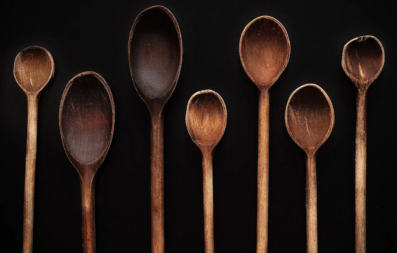 Photo wallpaper macro, background, spoon