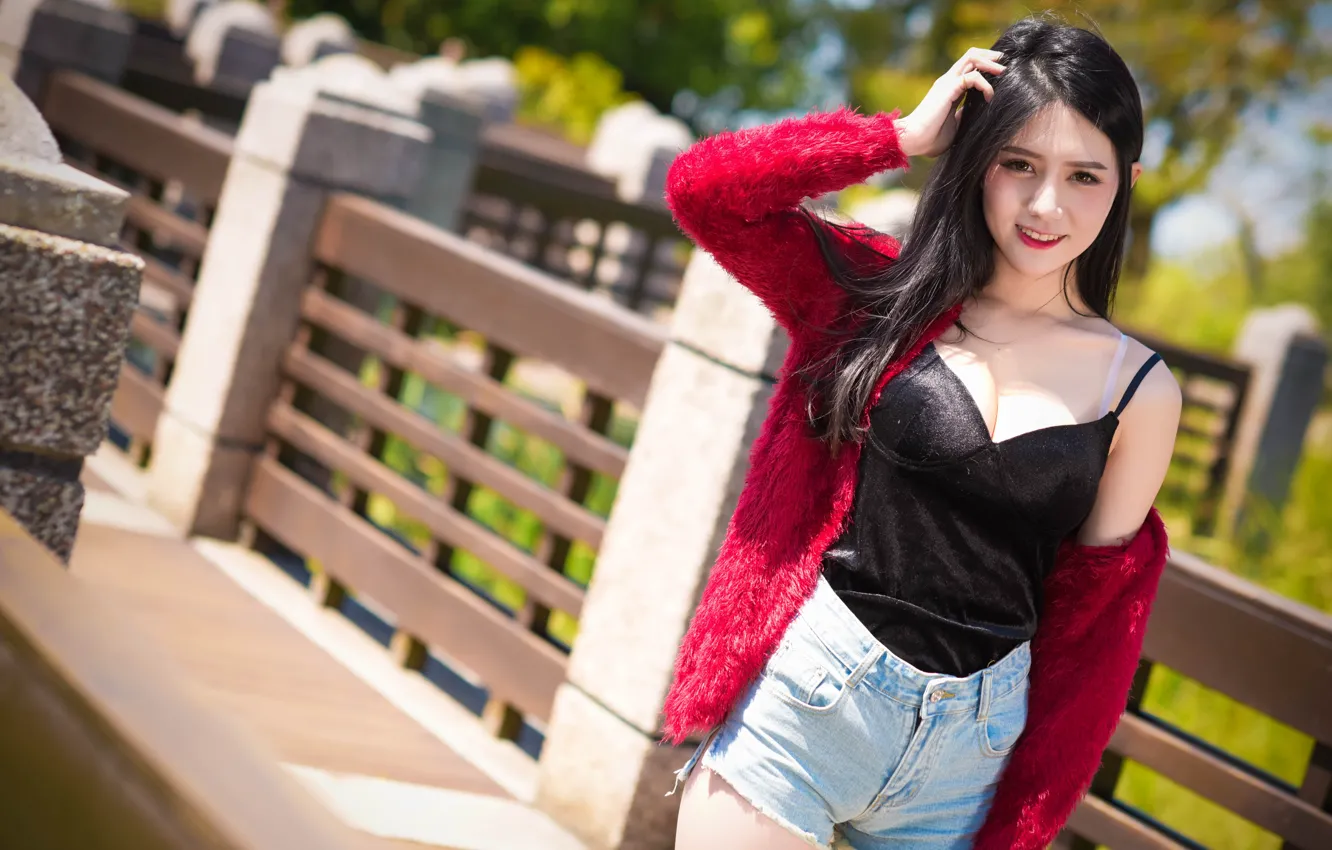 Photo wallpaper summer, face, smile, sweetheart, model