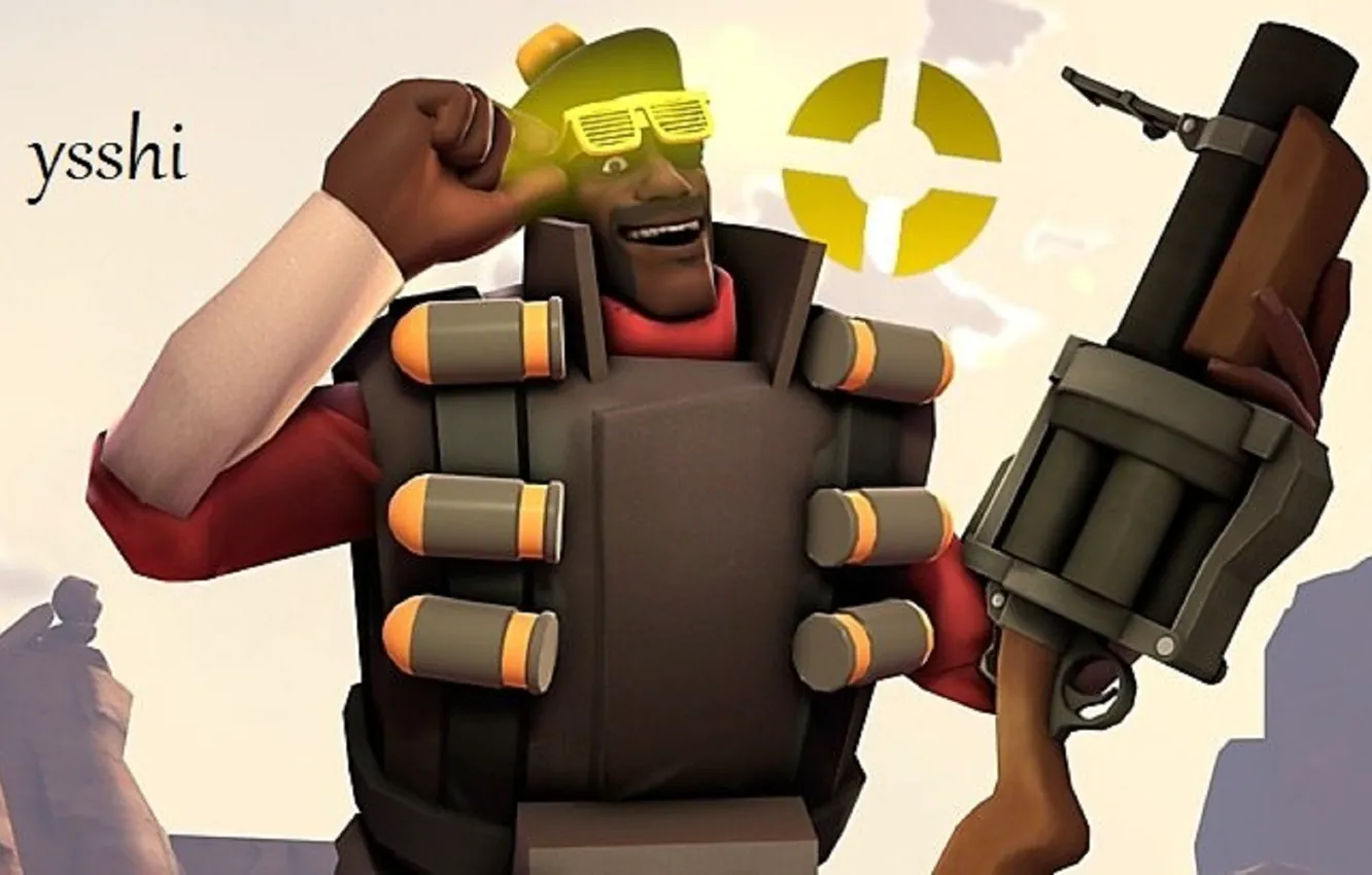 Photo wallpaper the game, TF2, deoman