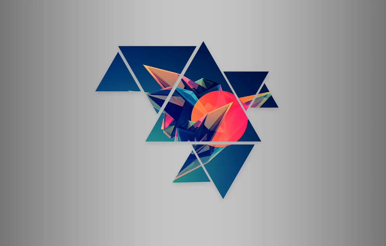 Photo wallpaper abstraction, background, texture, texture, triangle