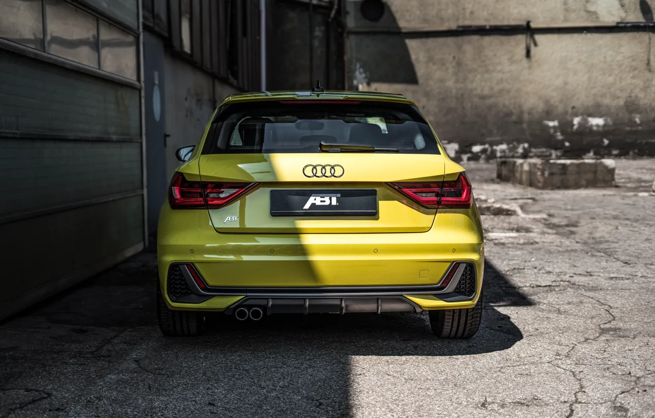 Photo wallpaper Audi, rear view, hatchback, ABBOT, Audi A1, 2019