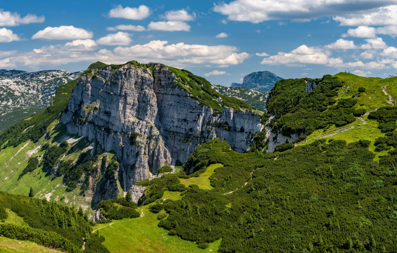 Photo wallpaper mountains, Austria, Alps