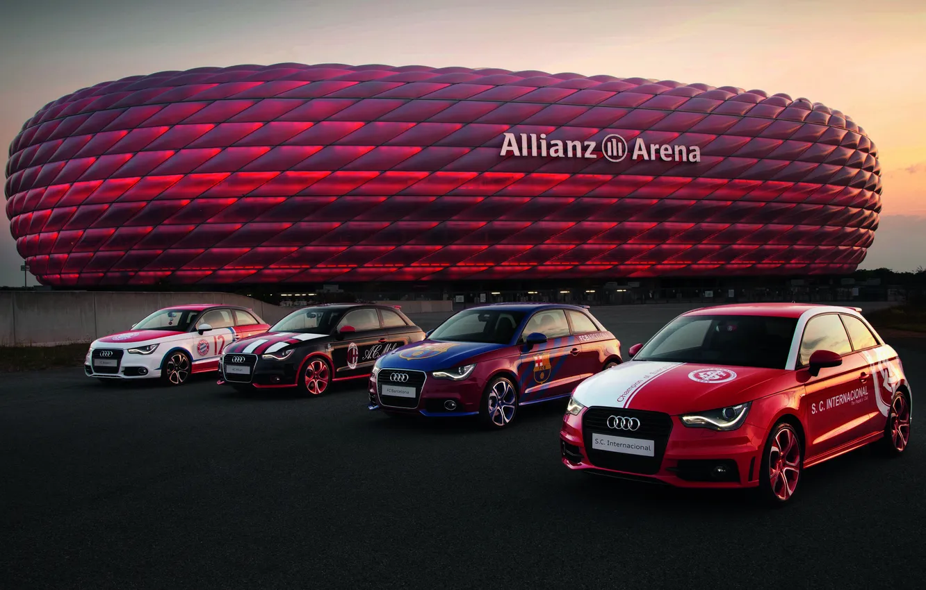 Photo wallpaper Audi, Inter, Barcelona, Milan, Allianz Arena, Allianz Arena, Bayern, Audi Cup