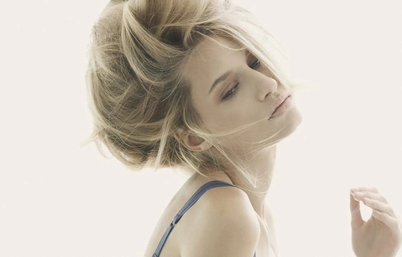 Photo wallpaper girl, Wallpaper, hairstyle