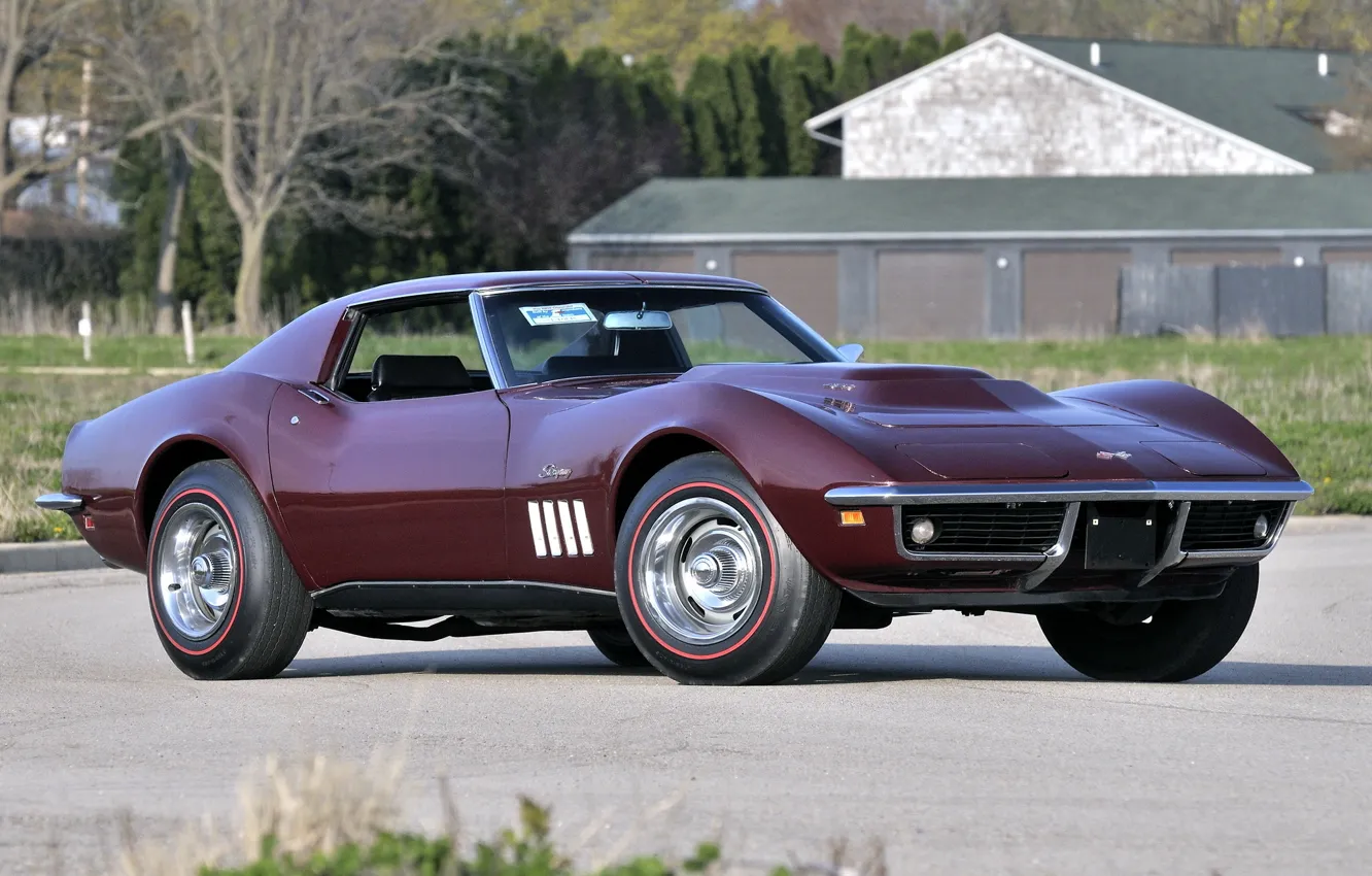 Photo wallpaper 1969, corvette, Chevrolet, chevrolet, Corvette, chevy, stingrey, Chevy