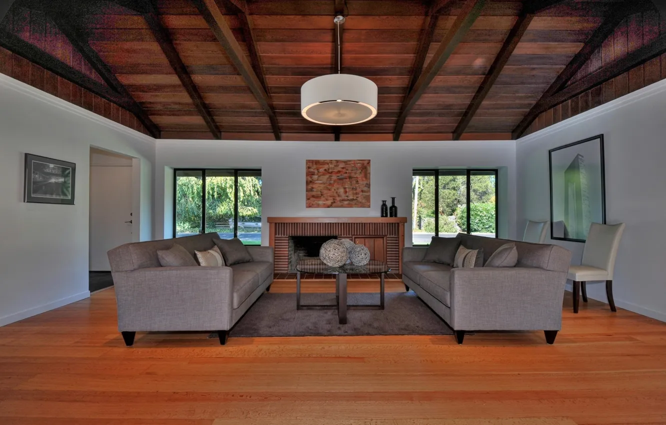 Photo wallpaper design, style, room, interior, living room