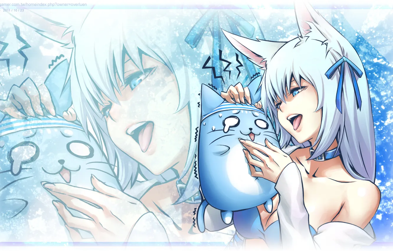 Photo wallpaper mood, anime, art, neko, ears