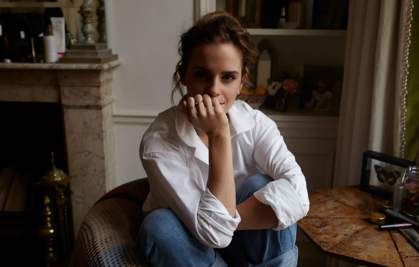 Photo wallpaper girl, actress, girl, Emma Watson, Emma Watson, smile, actress