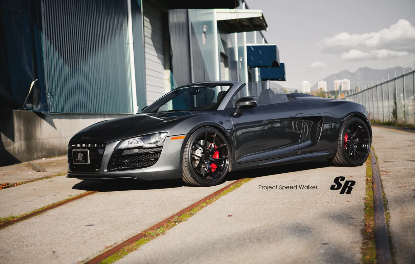 Photo wallpaper Audi, Audi, Roadster, convertible, 2012, SR Auto Group, V-10, Speed Walker