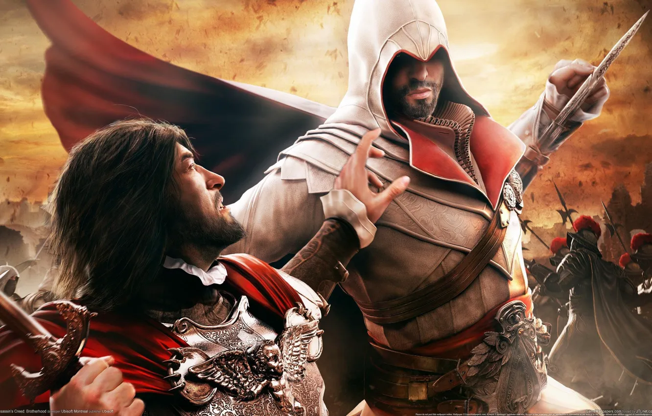 Photo wallpaper Knife, Blow, Killer, Brotherhood, Assassin's Creed