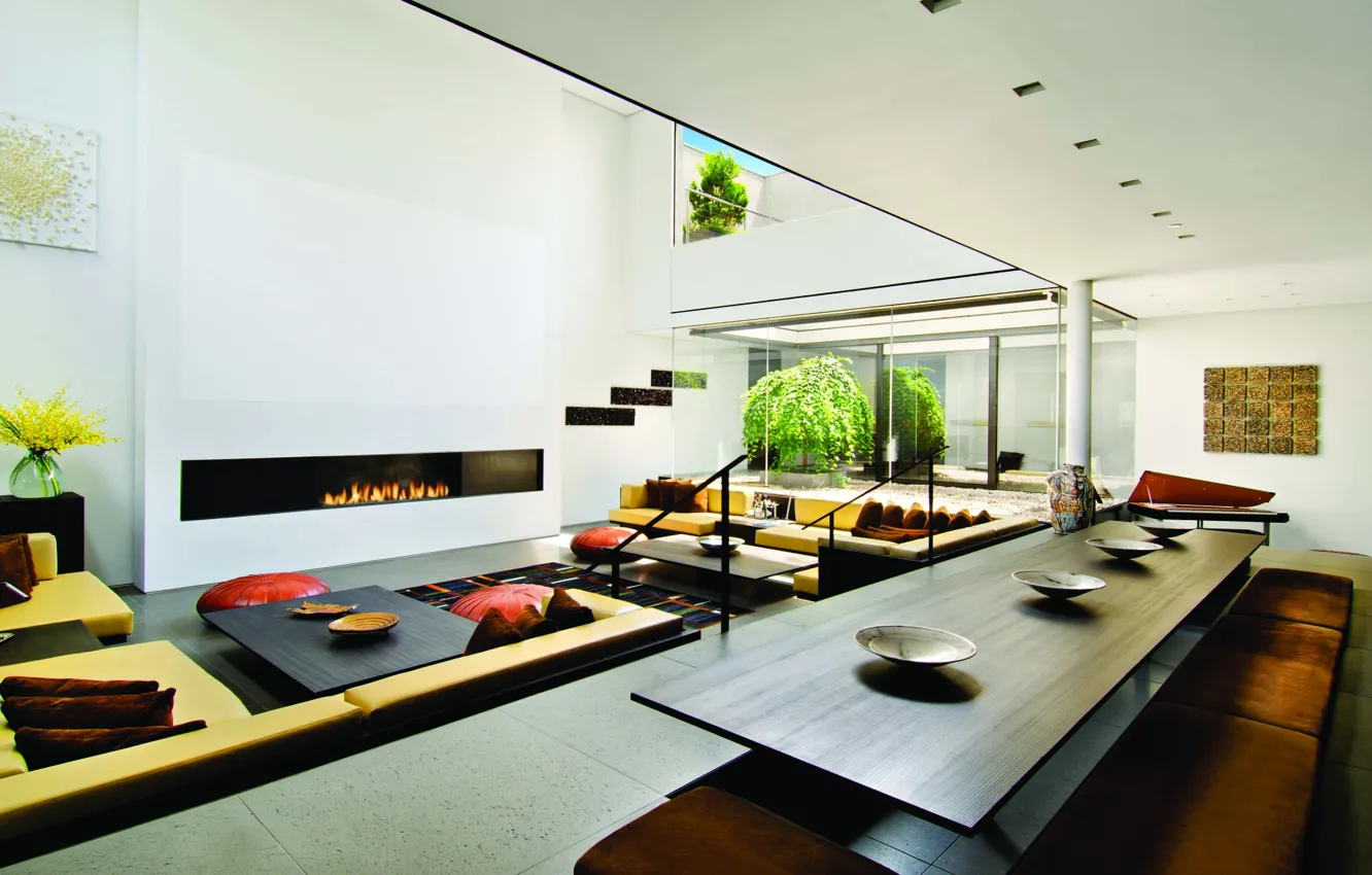 Photo wallpaper design, style, Villa, home, interior, living space