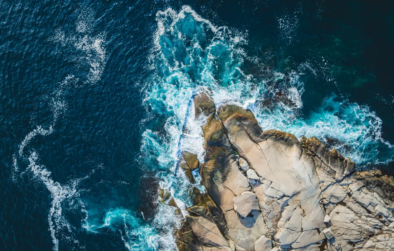 Photo wallpaper wave, nature, the ocean, beauty, nature, seascape, North America, Atlantic Ocean