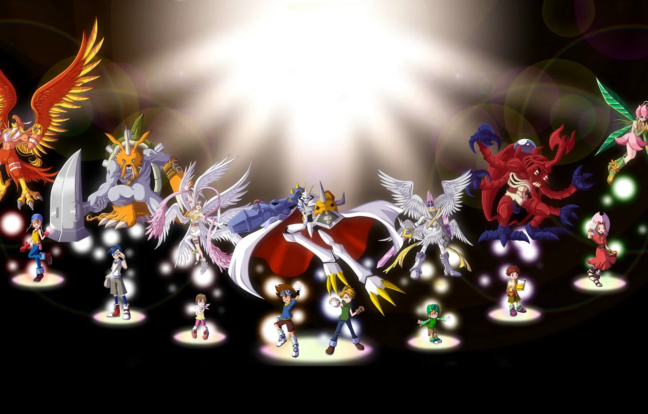 Photo wallpaper anime, art, hero, Digimon Adventure