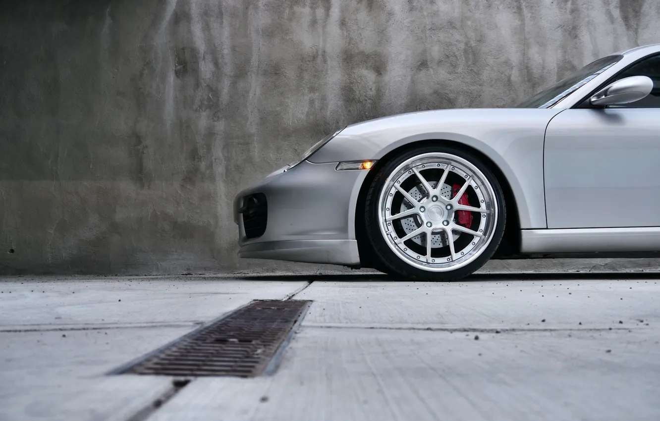 Photo wallpaper city, the city, Porsche, Cayman, Porsche, auto, wallpapers, Wallpaper HD