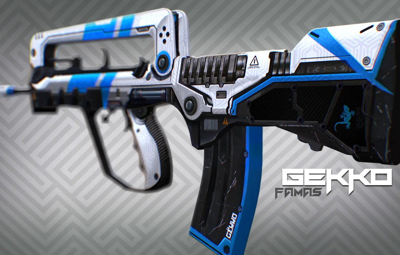 Photo wallpaper lizard, symbol, Cyber, paint, cs go, Workshop, presentation, gunsmith