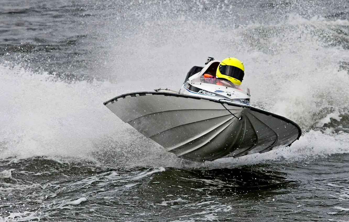 Photo wallpaper race, boat, speed