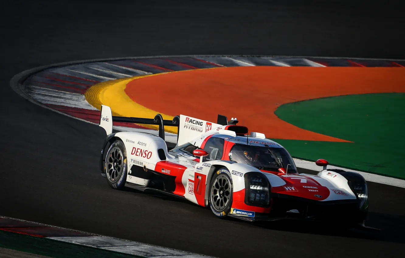 Photo wallpaper turn, Toyota, track, WEC, 4WD, 2021, Gazoo Racing, GR010 Hybrid