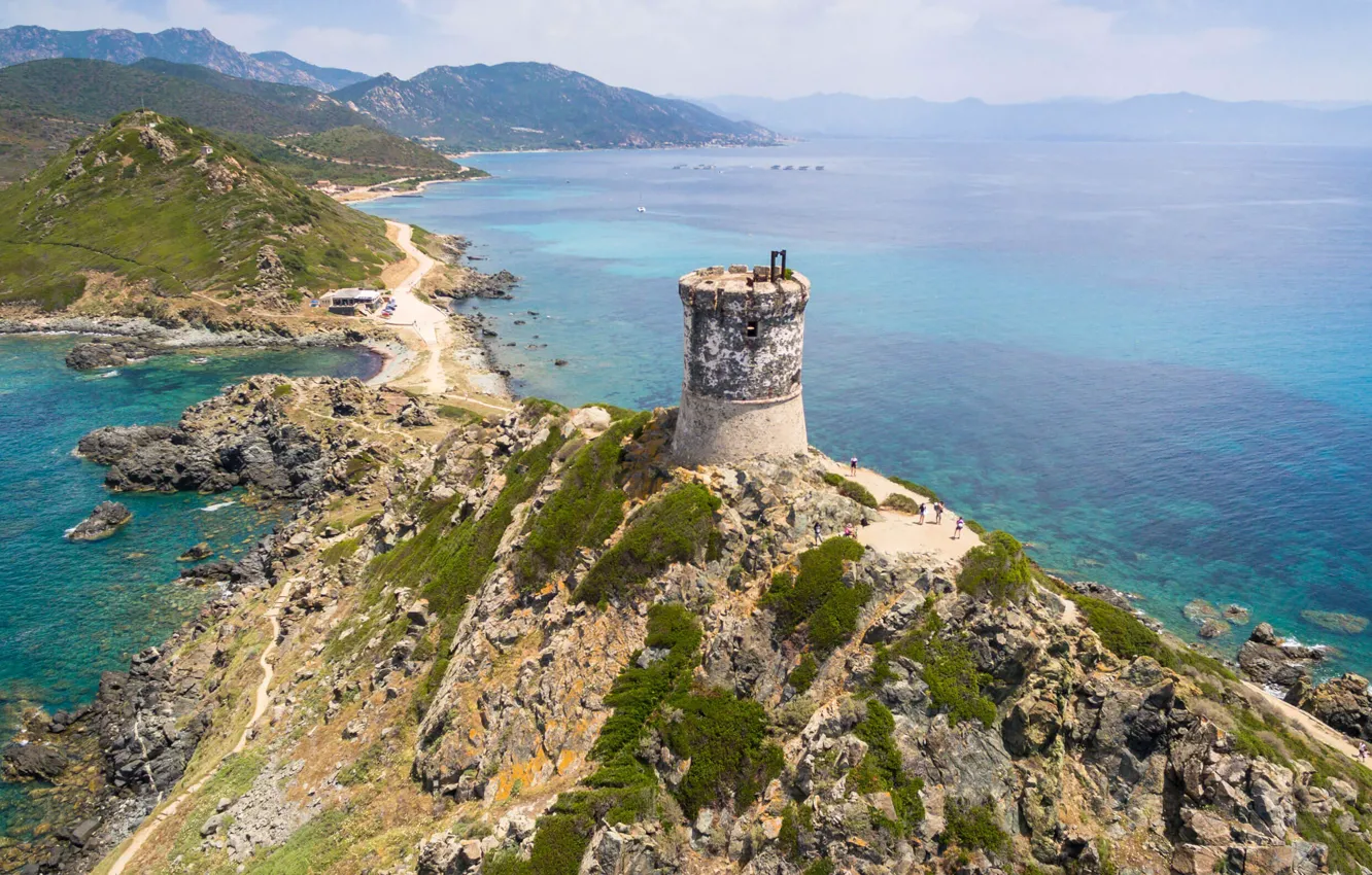 Photo wallpaper France, Corsica, Ajaccio, Parat tower