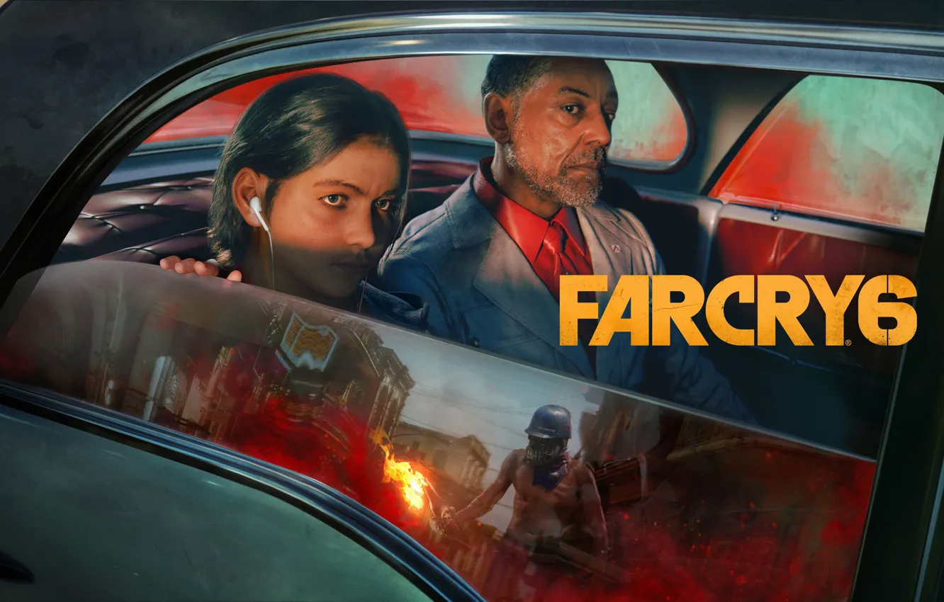 Photo wallpaper the game, game, car, Ubisoft, shooter, Far Cry 6